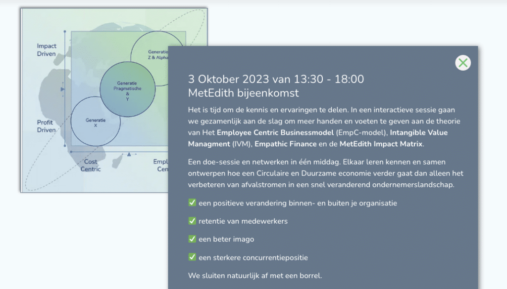 Event 3 oktober 2023 Impact Matrix Harold van Puijenbroek